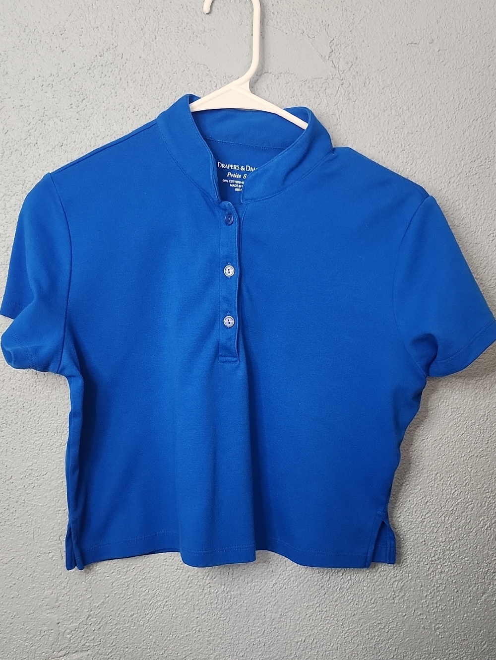 Draper & Damon Royal Blue Polo Tee